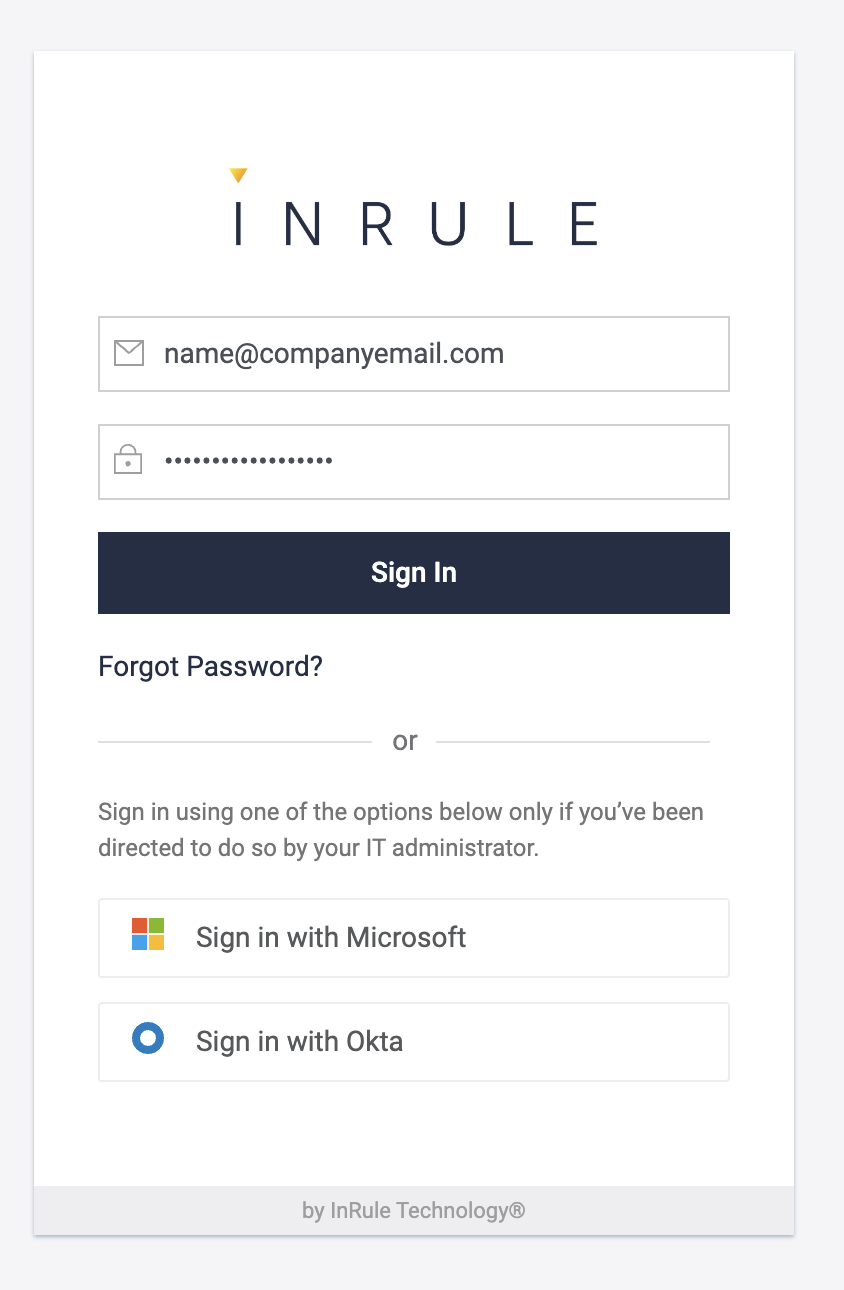 A screenshot of a login form
Description automatically generated