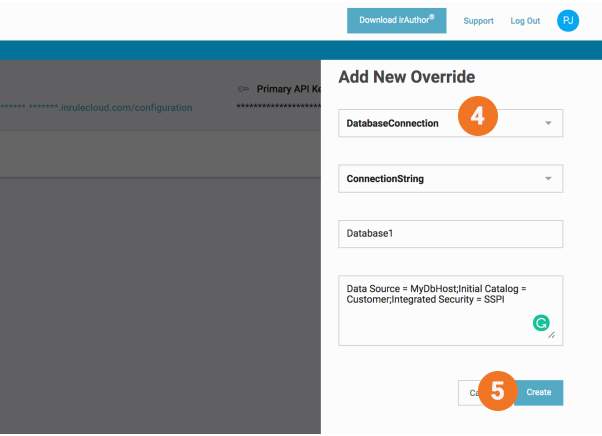 Screen with Four and Five